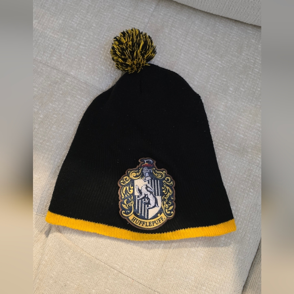 Unique Black and Yellow Harry Potter Hufflepuff Beanie